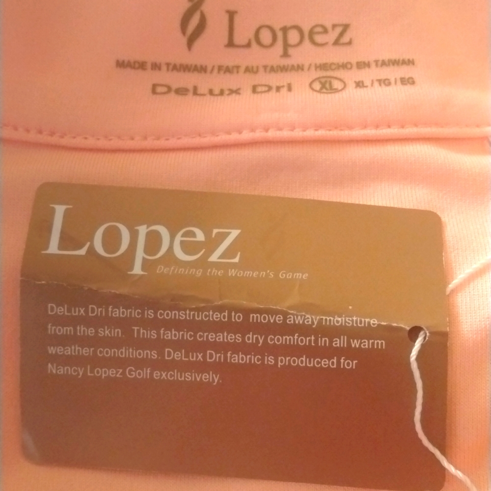 Nancy Lopez Golf top NWT